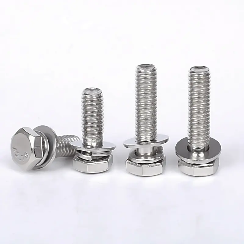 Boulon hexagonal 3 en 1 pré-assemblé