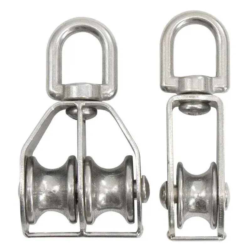 Bloc de poulie de levage robuste simple et double